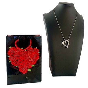 Brighton Callie Love Heart Silver Plated Necklace